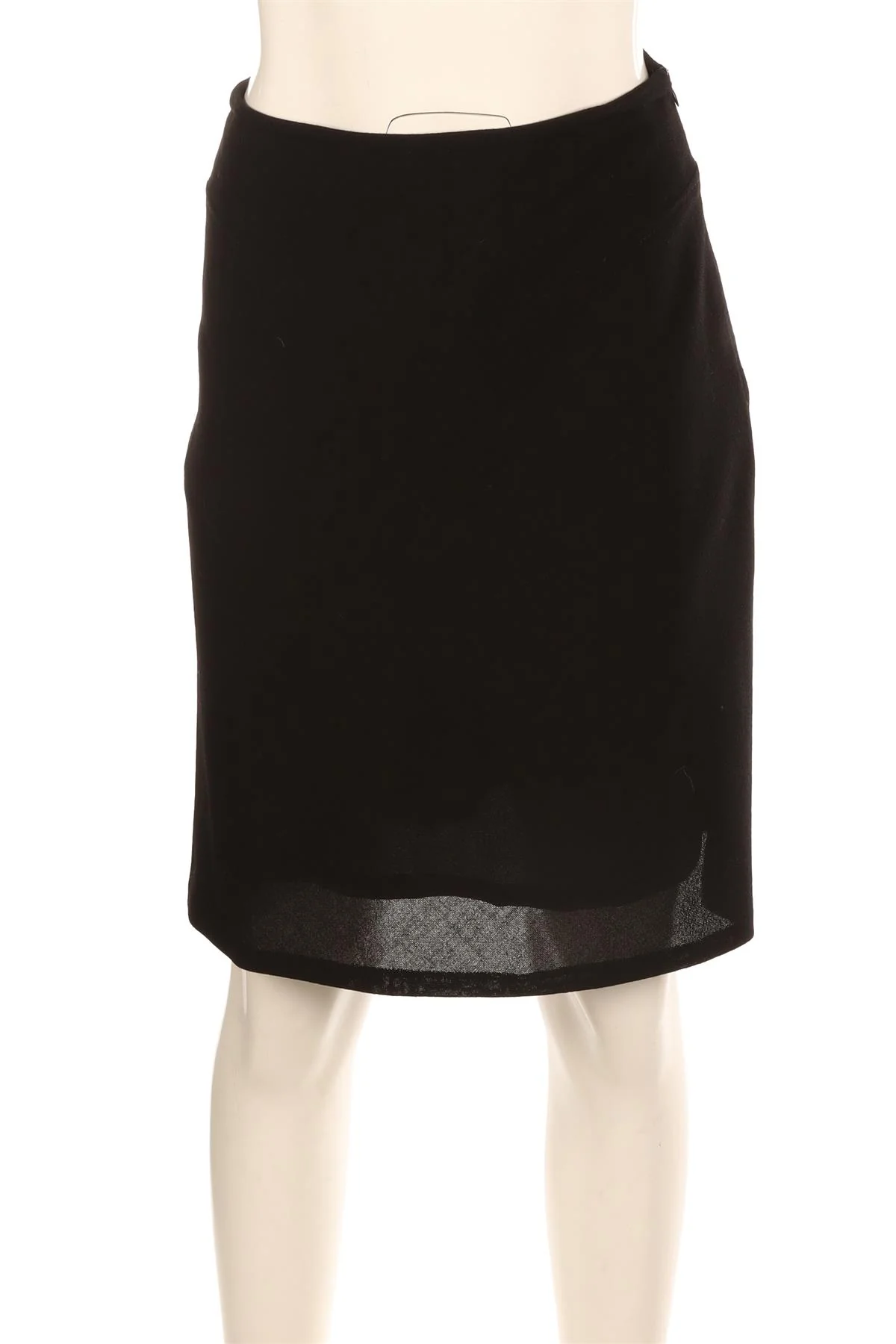 FONTANA COUTURE BLACK WOOL MINI SKIRT IT 40 UK 8 - Image 2