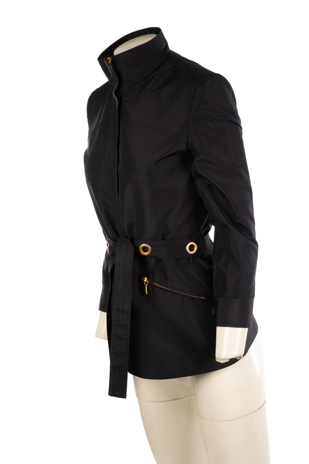 FONTANA COUTURE NAVY SHELL JACKET IT 40 UK 8 - Image 3