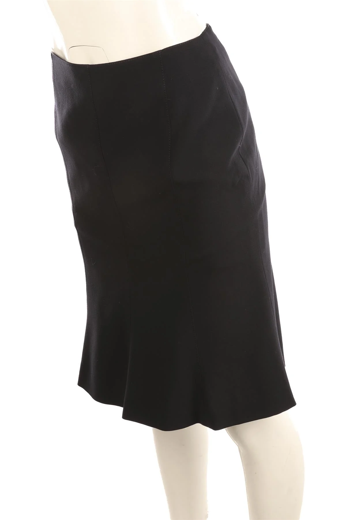 FONTANA COUTURE NAVY WOOL MINI SKIRT IT 40 UK 8 - Image 3