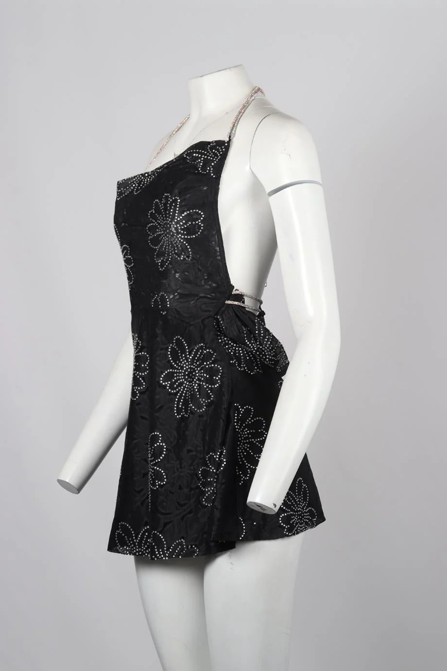 FOR LOVE AND LEMONS EMBELLISHED LACE MINI DRESS XSMALL - Image 3