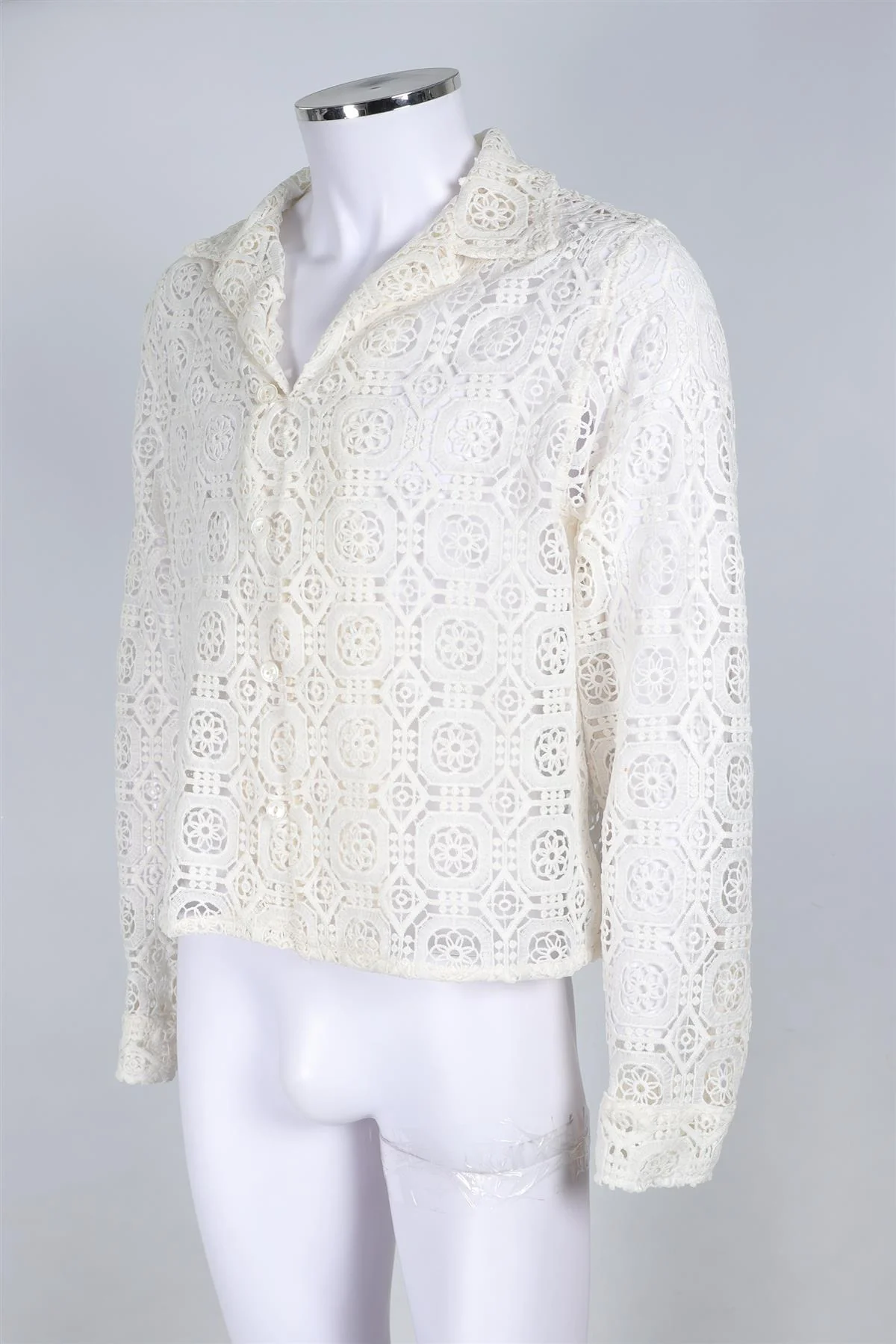 FORREST COMMONS CREAM MEN'S COTTON SHIRT XSMALL - Image 3
