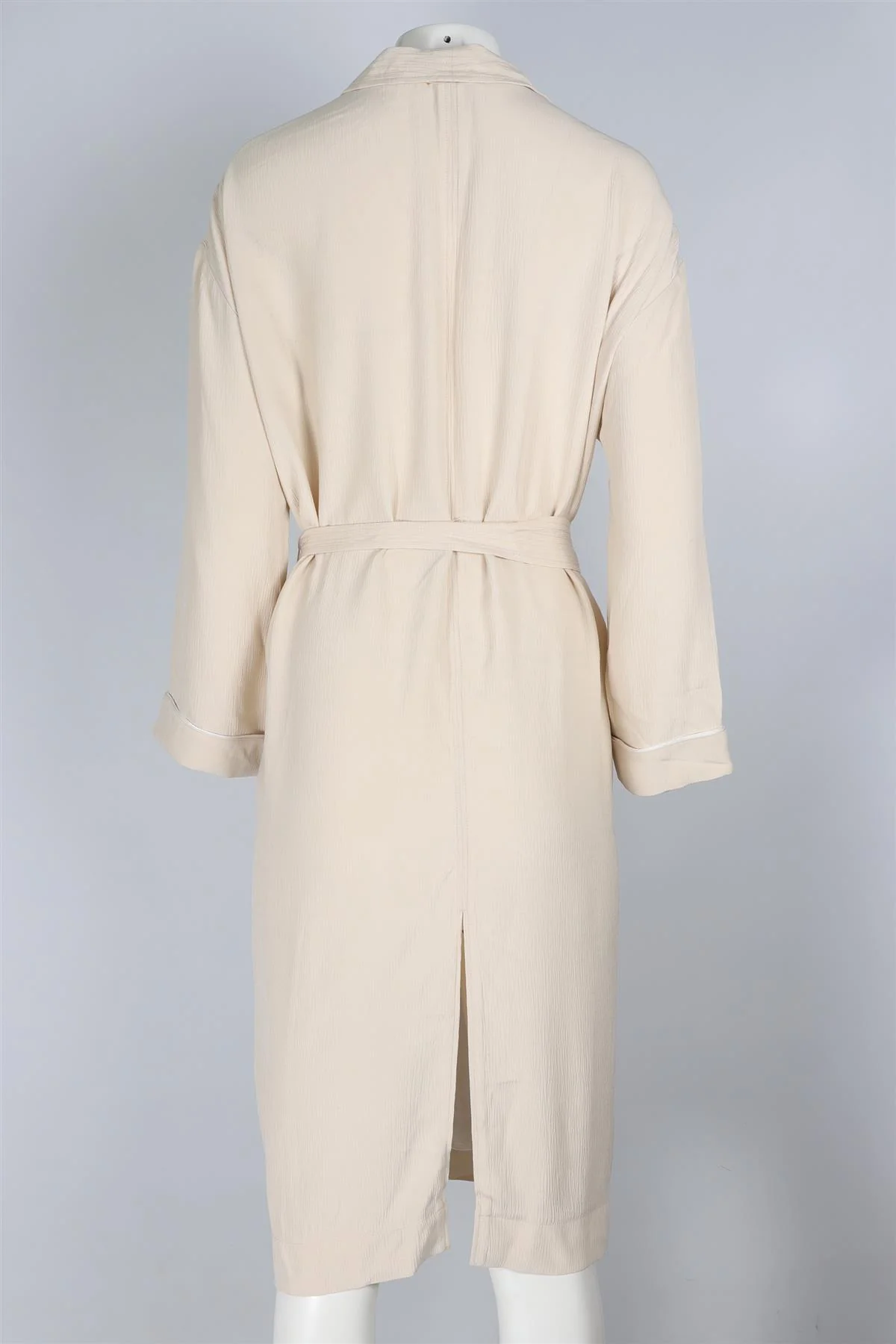 FORTE FORTE CREAM CREPE ROBE UK 12 - Image 4