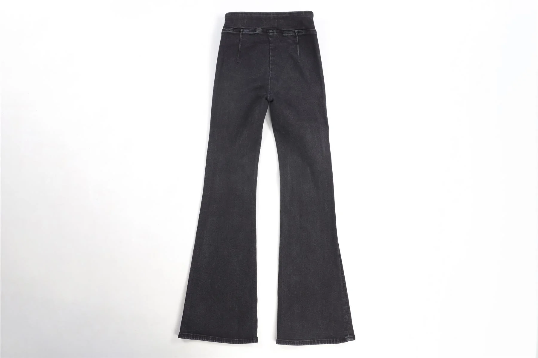 FRAME BLACK HIGH RISE FLARED JEANS UK 8-10 - Image 4