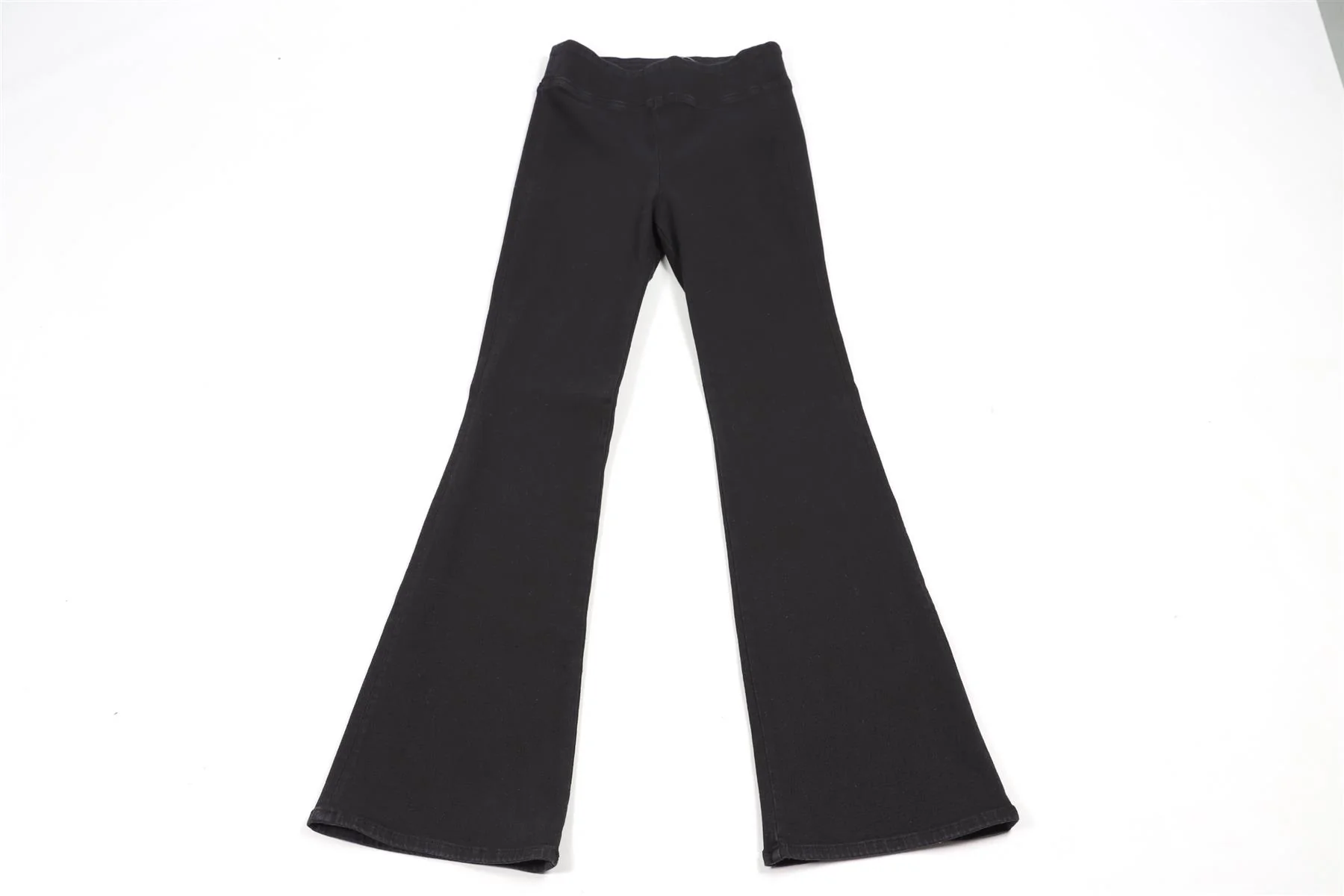 FRAME BLACK HIGH RISE FLARED JEANS UK 8 - Image 2