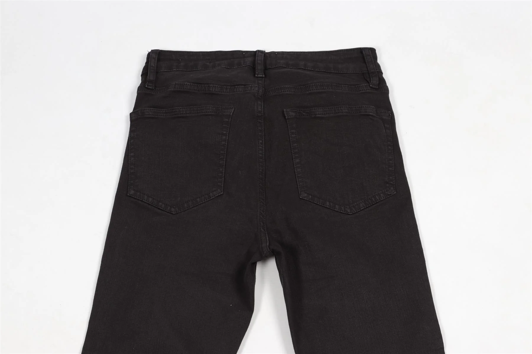 FRAME BLACK HIGH RISE FLARED JEANS W28 UK 10 - Image 5