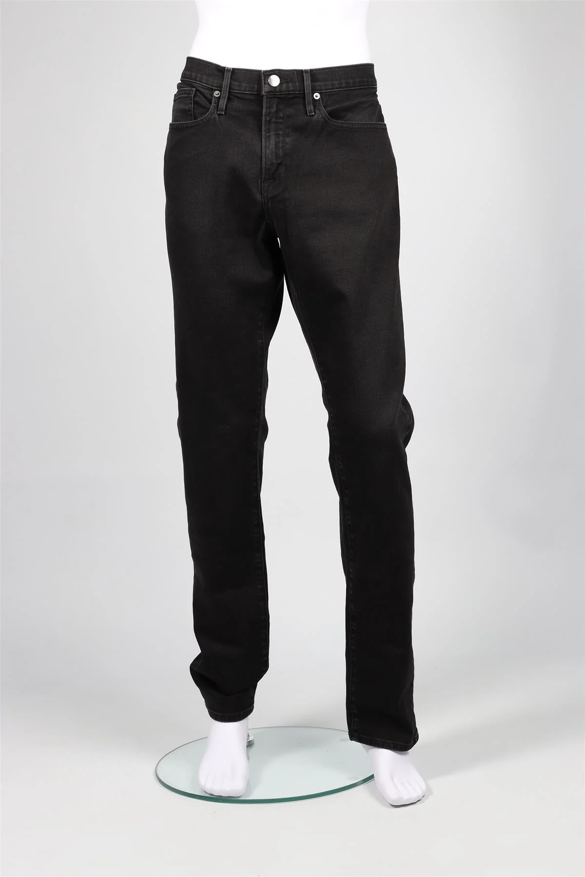 FRAME BLACK MEN'S STRAIGHT LEG JEANS W 36 - Image 2