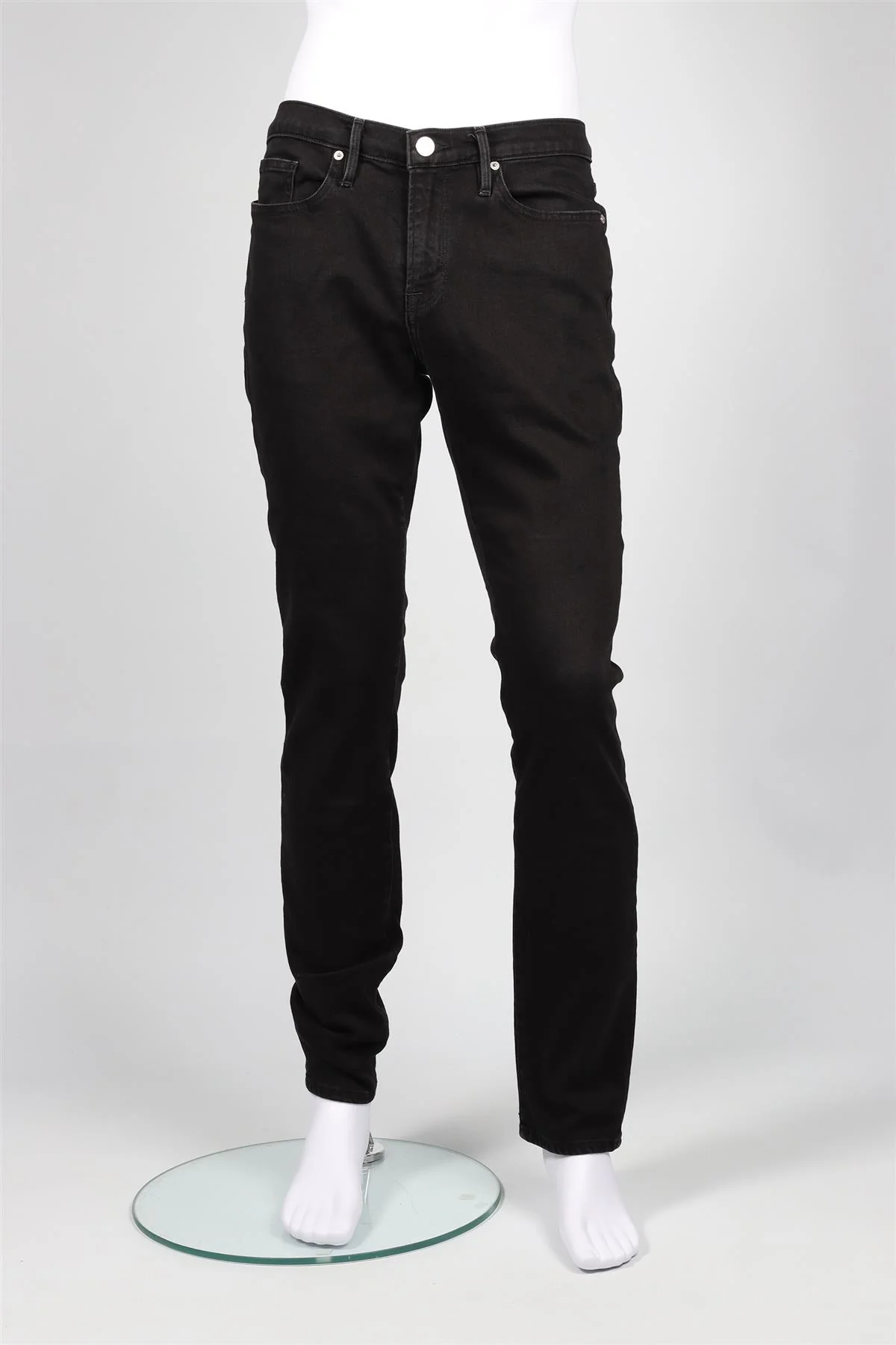 FRAME BLACK MEN'S STRAIGHT LEG JEANS W34 - Image 2