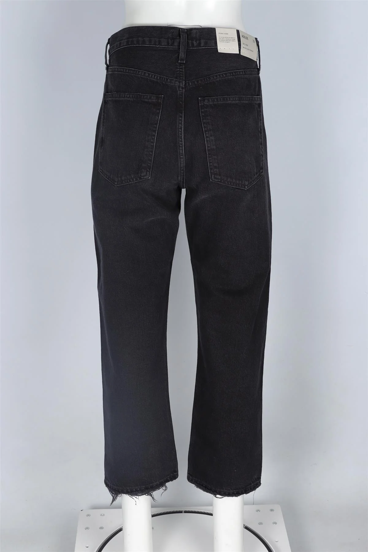 FRAME BLACK MID RISE STRAIGHT LEG JEANS W29 UK 10-12 - Image 4