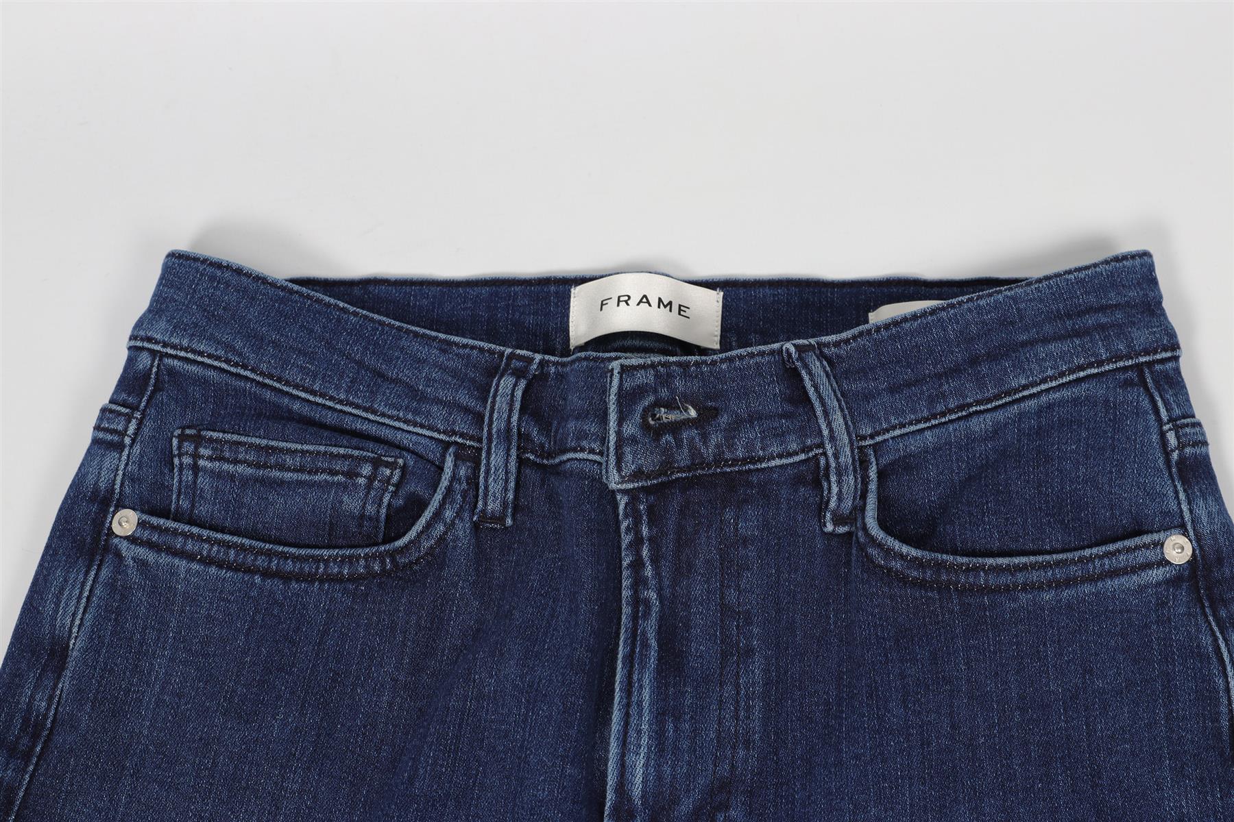 FRAME BLUE HIGH RISE FLARED JEANS W28 - Image 3