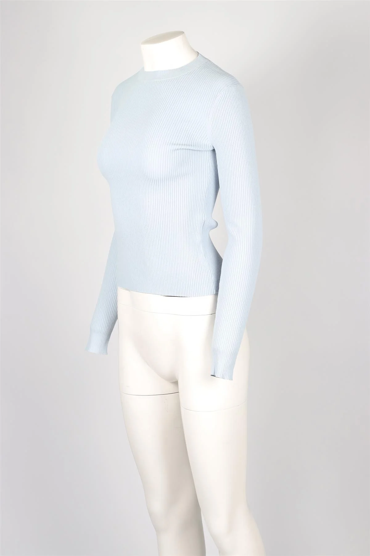 FRAME BLUE KNIT TOP SMALL - Image 3