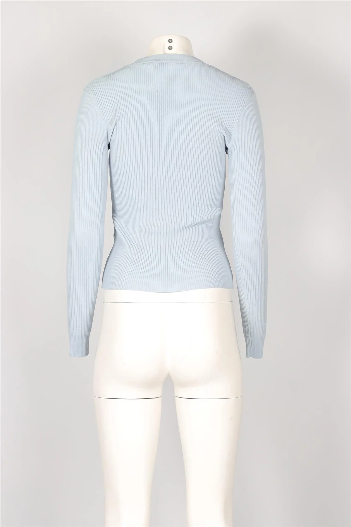 FRAME BLUE KNIT TOP SMALL - Image 4