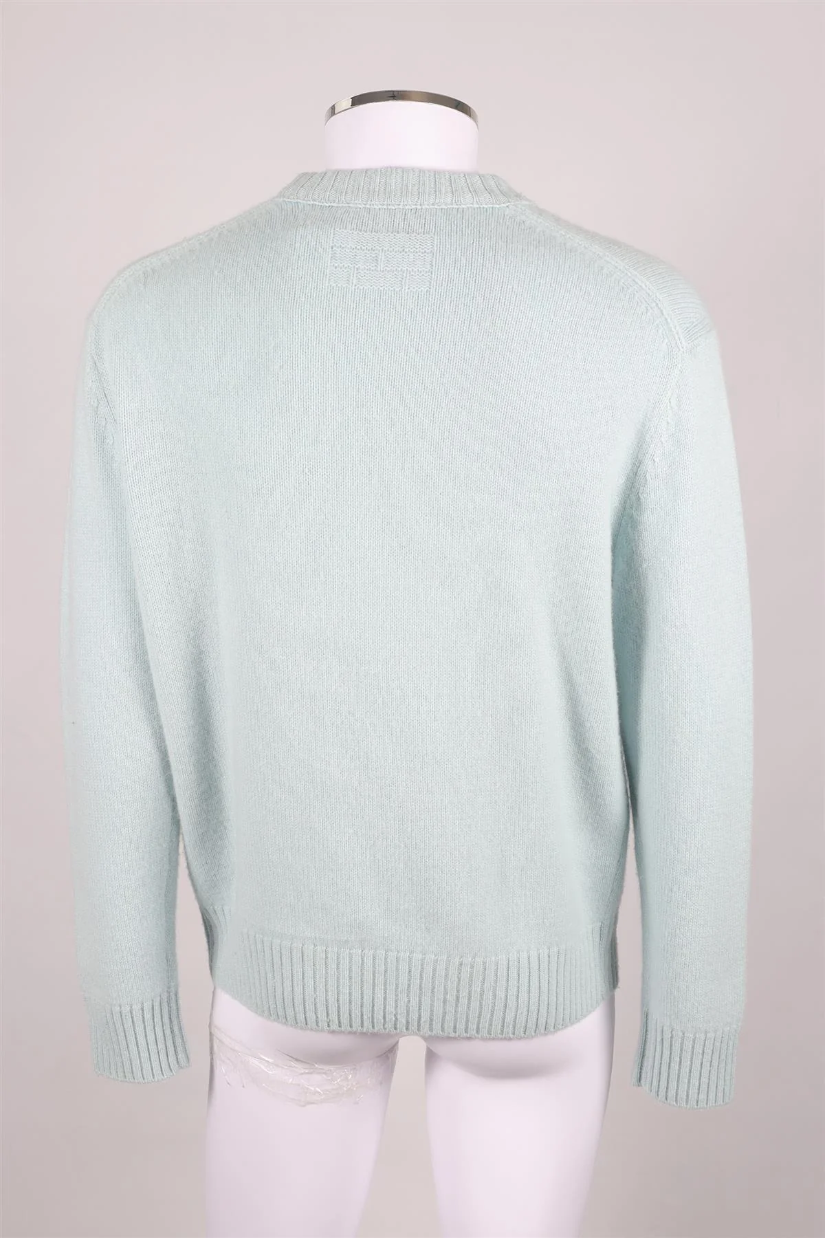 FRAME BLUE MEN'S CASHMERE SWEATER MEDIUM - Image 4