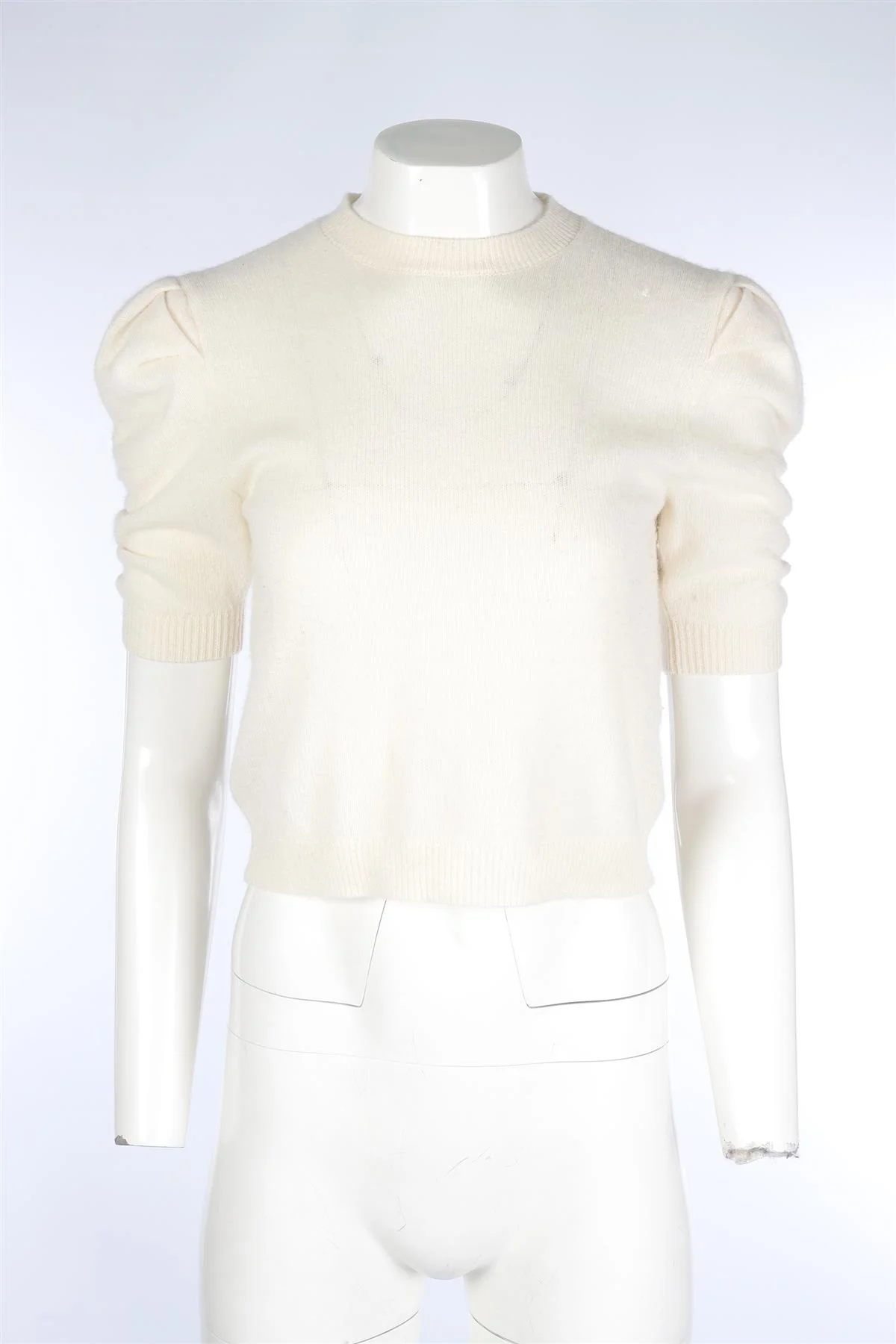 FRAME CREAM CASHMERE SWEATER SMALL - Image 2