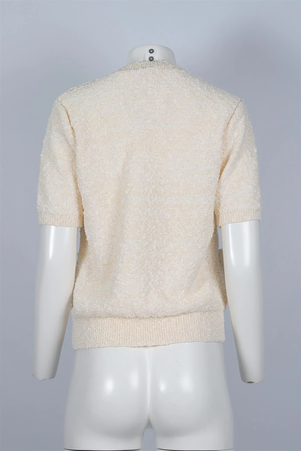 FRAME CREAM KNIT SWEATER MEDIUM - Image 4