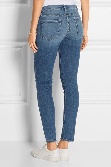 FRAME DENIM LE SKINNY DE JEANNE DISTRESSED JEANS W25 UK 6/8 - Image 11