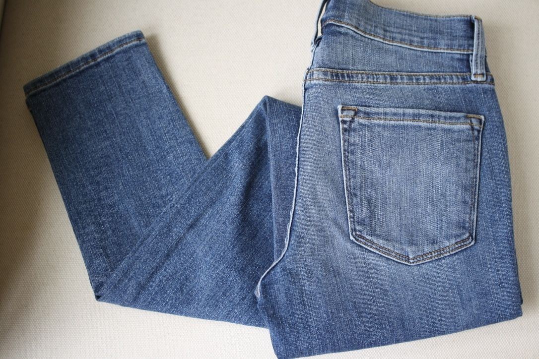 FRAME DENIM LE SKINNY DE JEANNE DISTRESSED JEANS W25 UK 6/8 - Image 2