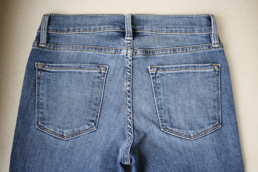 FRAME DENIM LE SKINNY DE JEANNE DISTRESSED JEANS W25 UK 6/8 - Image 9