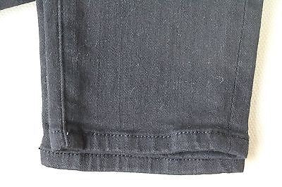 FRAME DENIM LE SKINNY DE JEANNE FILM NOIR DISTRESSED JEANS W26 UK 8 - Image 3