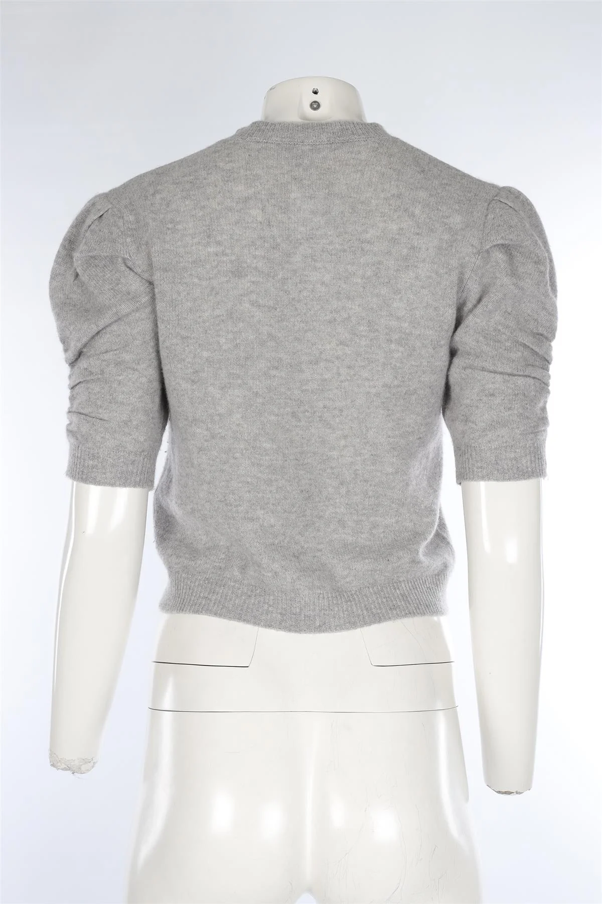 FRAME GREY CASHMERE SWEATER SMALL - Image 4