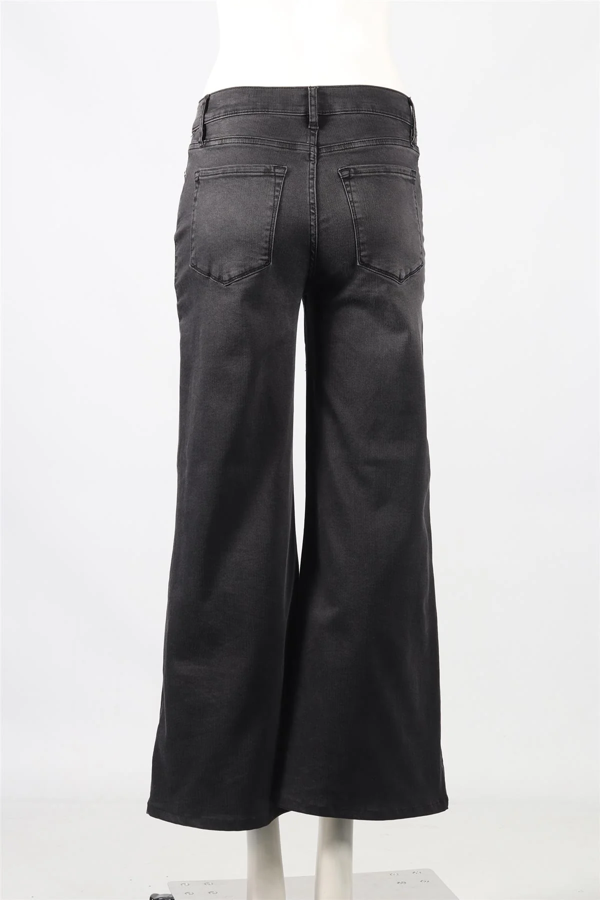 FRAME HIGH RISE WIDE LEG JEANS W 26 UK 8 - Image 4