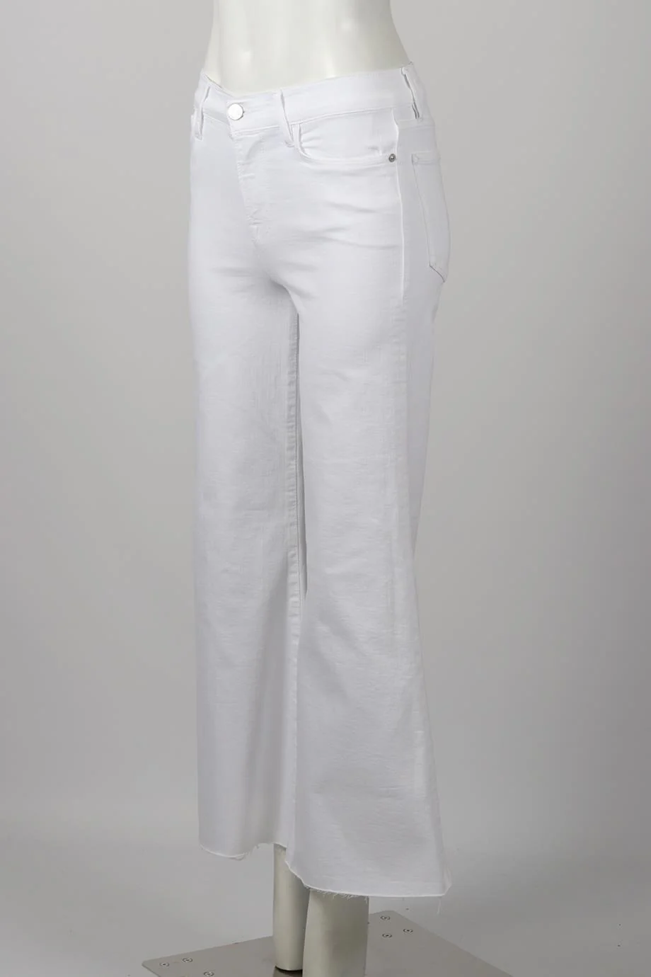 FRAME HIGH RISE WIDE LEG JEANS W26 UK 8 - Image 3