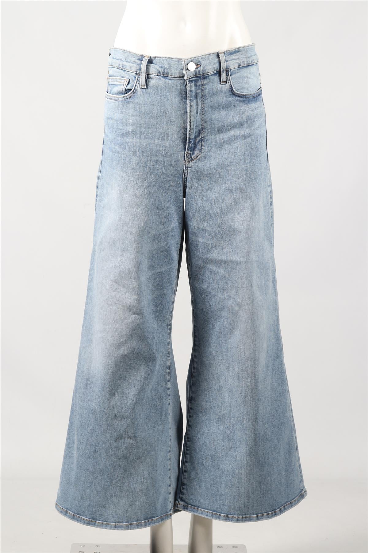FRAME HIGH RISE WIDE LEG JEANS W30 UK 14 - Image 2