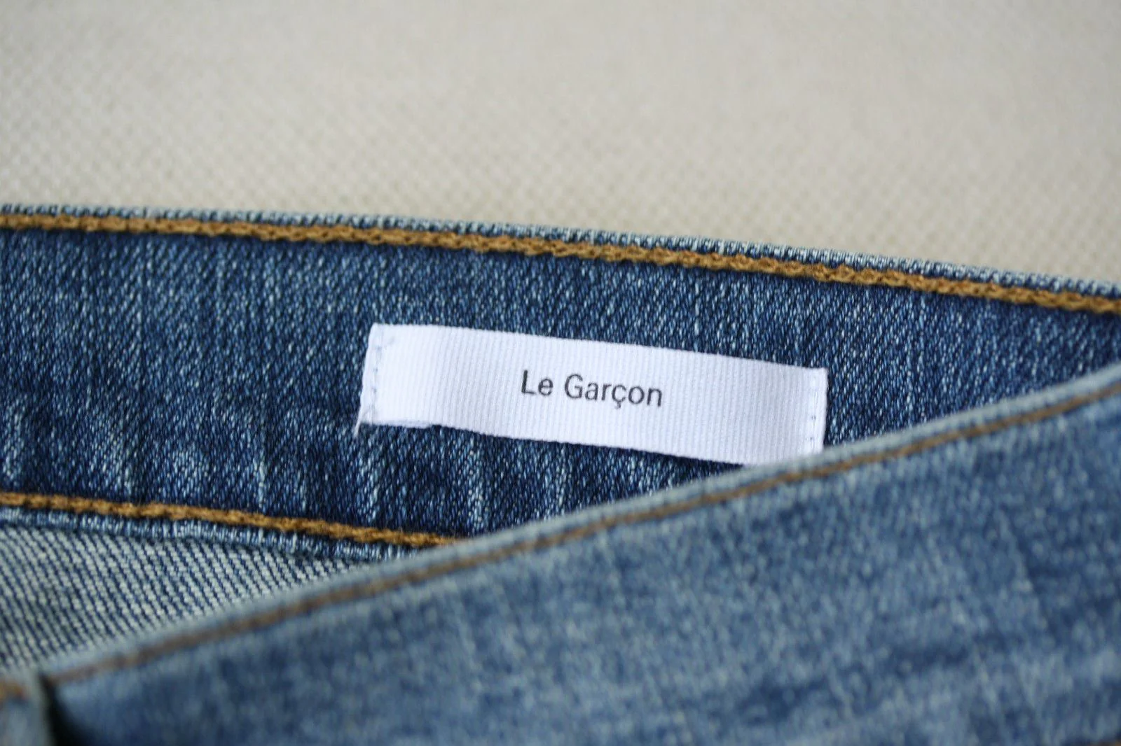 FRAME LE GARCON BROOKS JEANS W24 UK 6 - Image 9