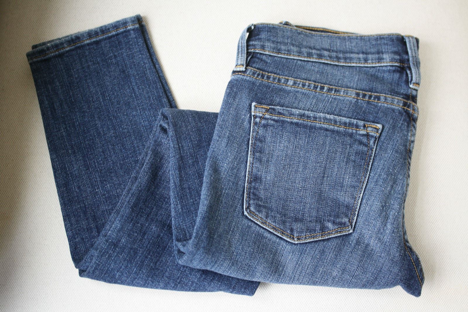 FRAME LE SKINNY DE JEANNE SEVILLE DISTRESSED JEANS W25 UK 6/8 - Image 2