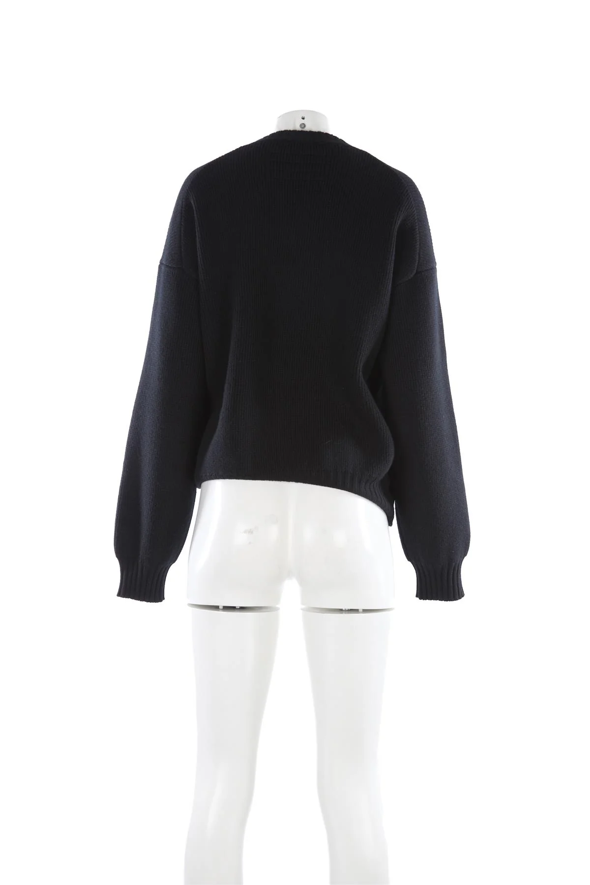 FRAME + RITZ PARIS BLACK CASHMERE SWEATER SMALL - Image 4