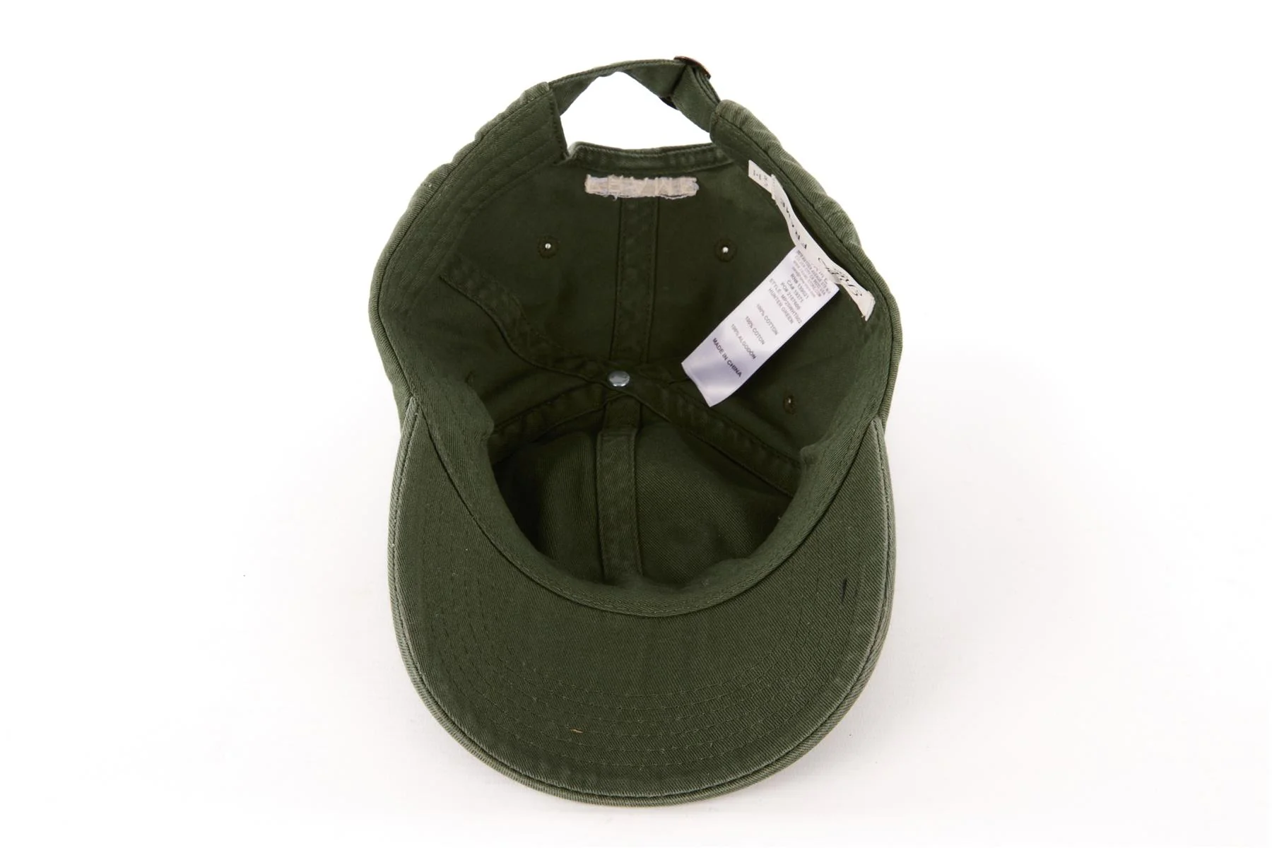 FRAME + RITZ PARIS GREEN COTTON BASEBALL HAT ONE SIZE - Image 6