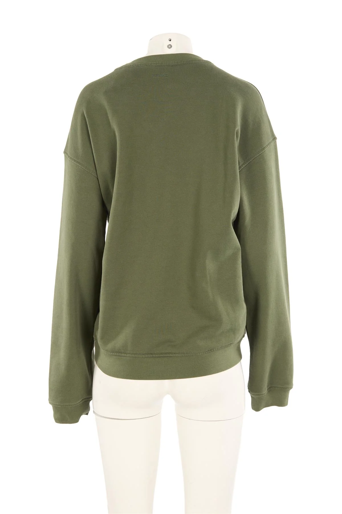 FRAME + RITZ PARIS GREEN COTTON SWEATSHIRT LARGE - Image 4