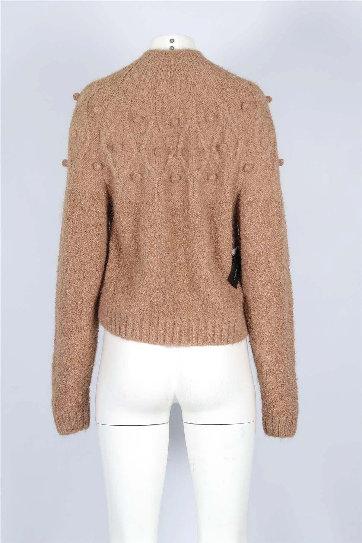 FRAME TAN ALPACA CARDIGAN MEDIUM - Image 4