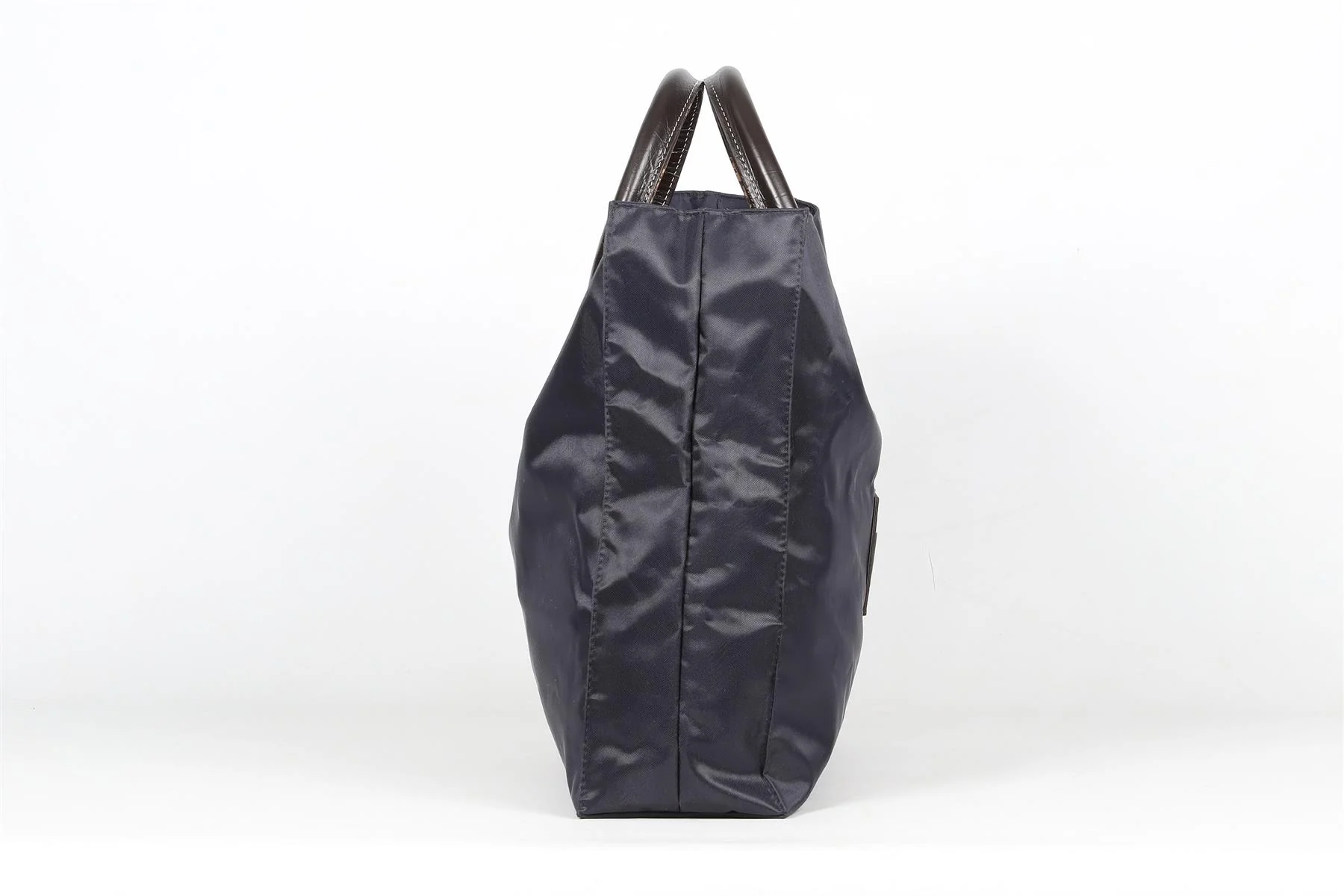 FRANCK NAMANI NAVY NYLON TOTE BAG - Image 4