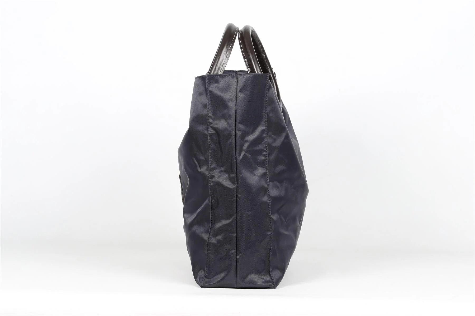 FRANCK NAMANI NAVY NYLON TOTE BAG - Image 5