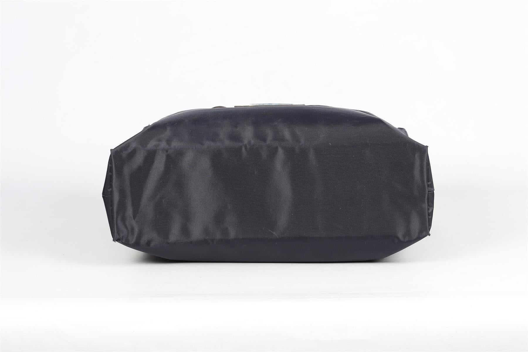 FRANCK NAMANI NAVY NYLON TOTE BAG - Image 7