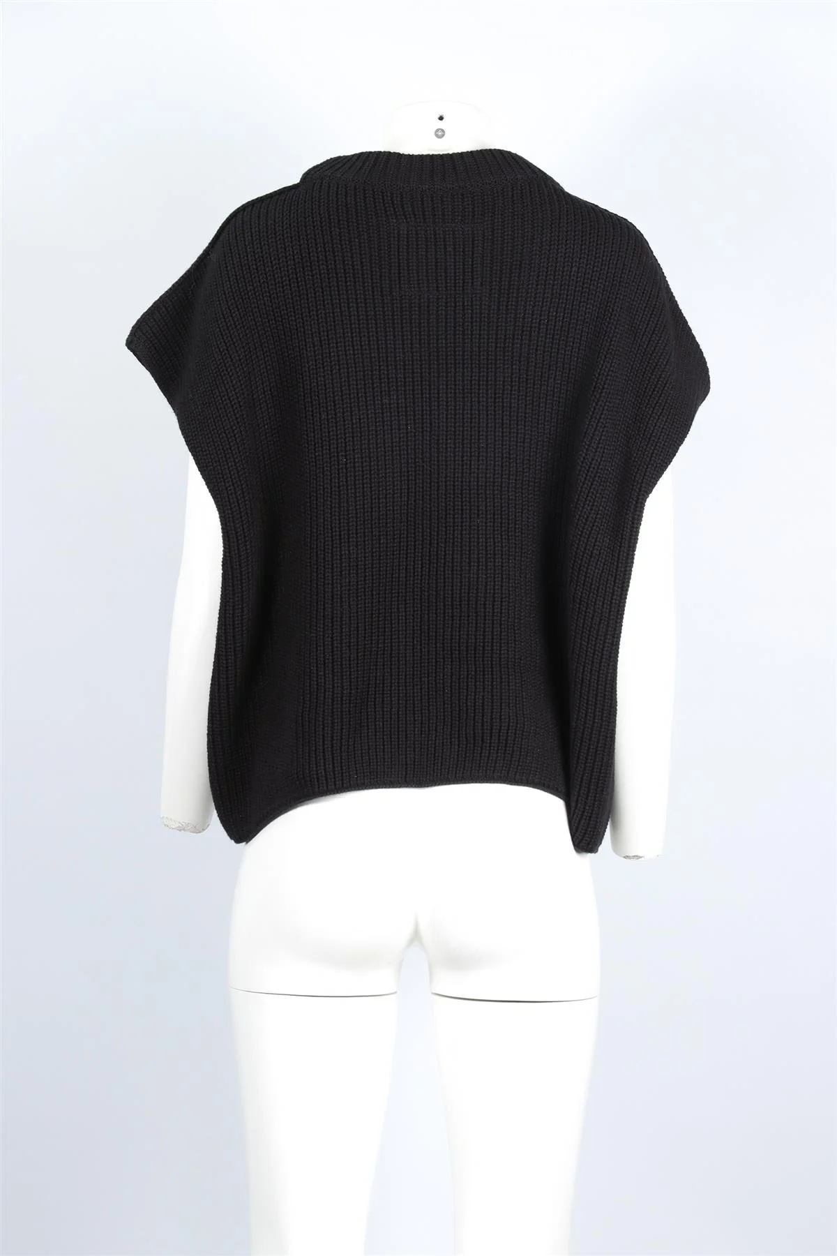FRANK & EILEEN BLACK COTTON VEST SMALL - Image 4