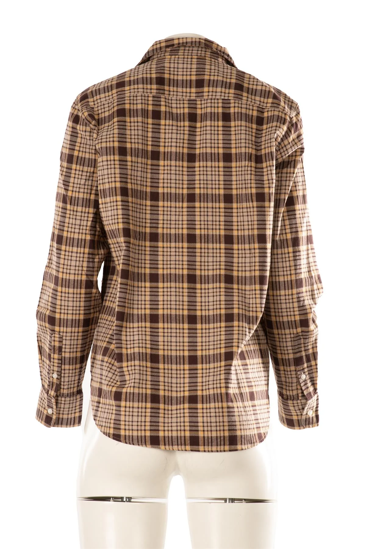 FRANK & EILEEN BROWN COTTON SHIRT XSMALL - Image 4