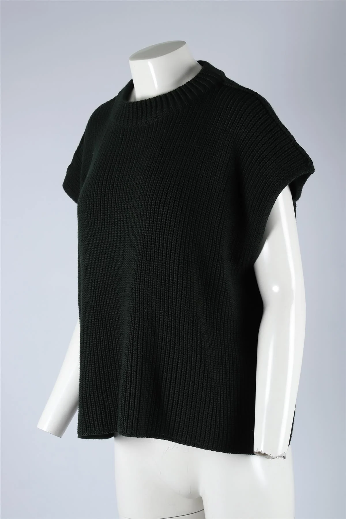 FRANK & EILEEN GREEN COTTON VEST SMALL - Image 3