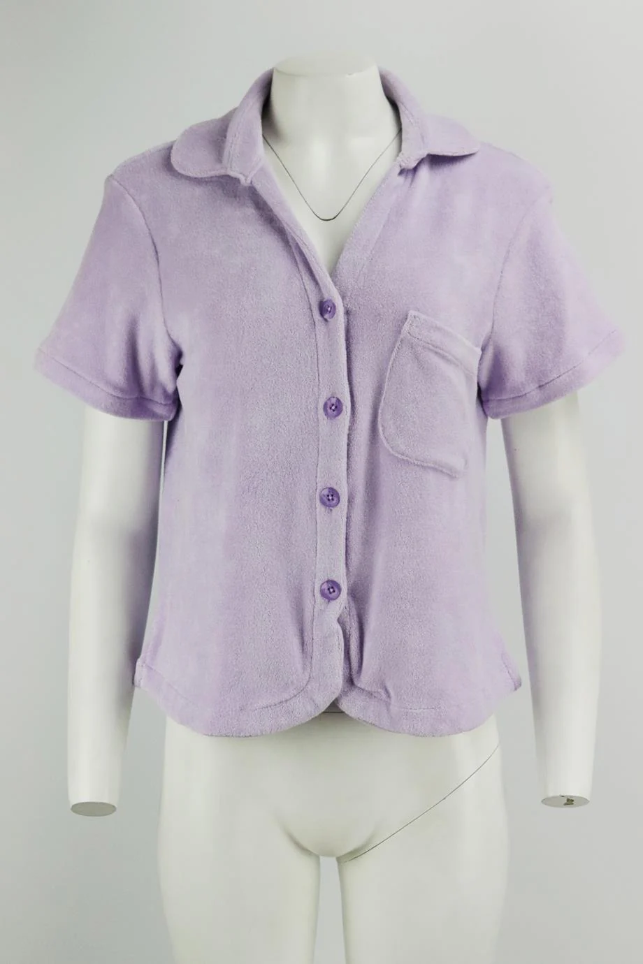 FRANKIES BIKINIS COTTON TERRY SHIRT SMALL - Image 2