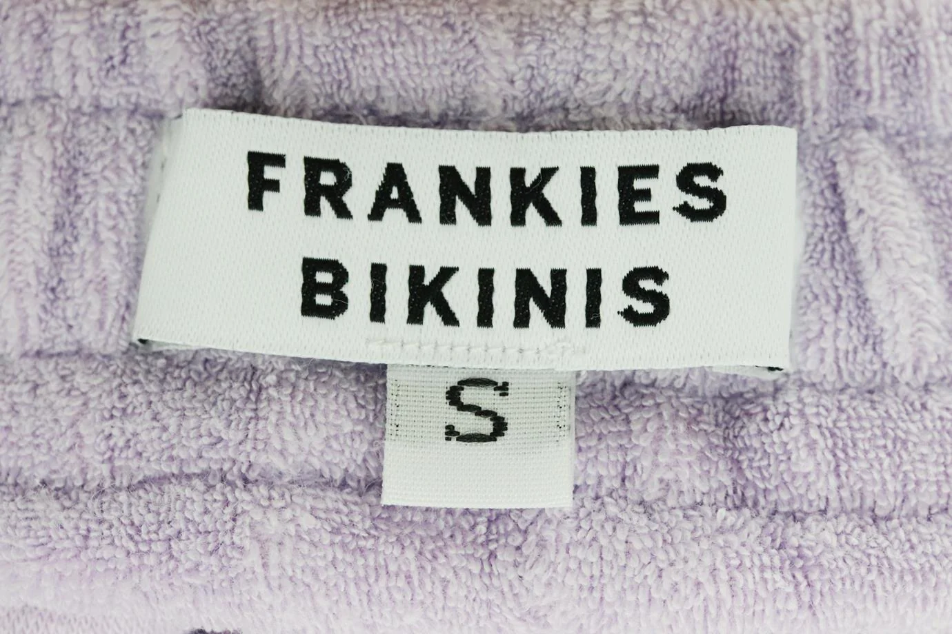 FRANKIES BIKINIS COTTON TERRY SHORTS SMALL - Image 5