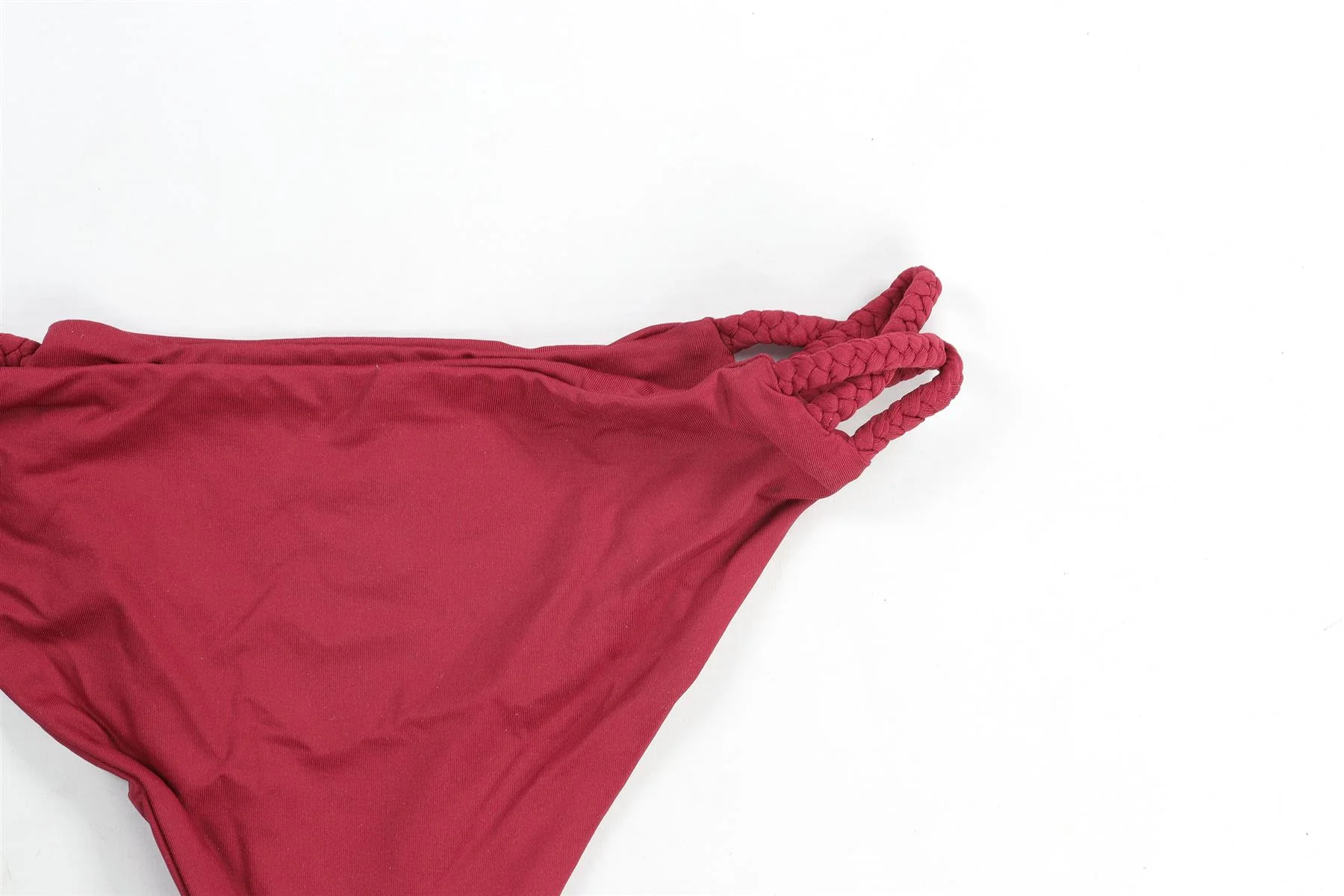 FRANKIES BIKINIS MAROON BIKINI SMALL-MEDIUM - Image 5
