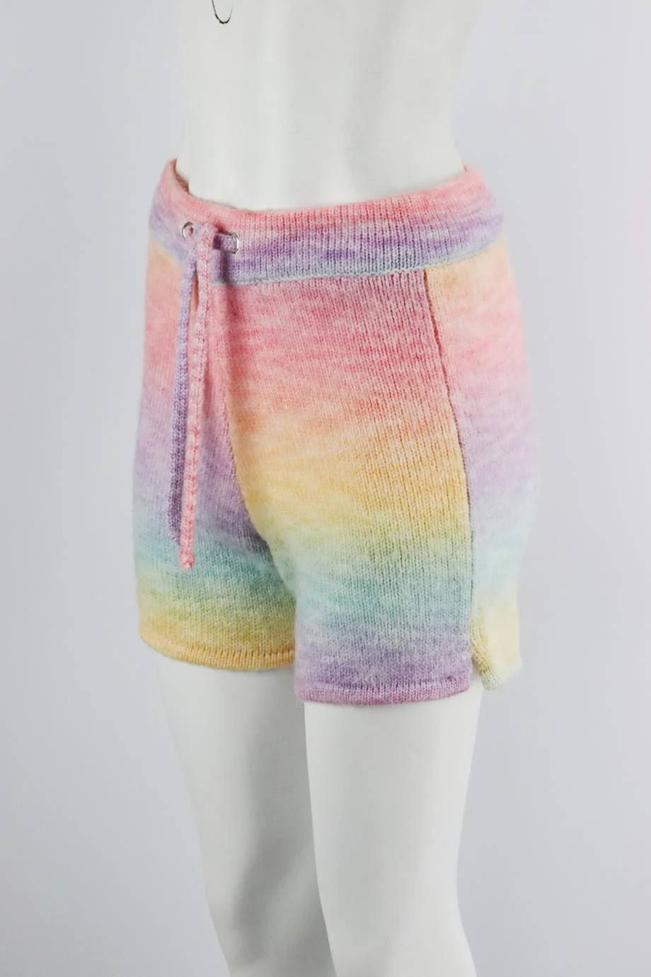 FRANKIES BIKINIS TIE DYED WOOL SHORTS SMALL - Image 3