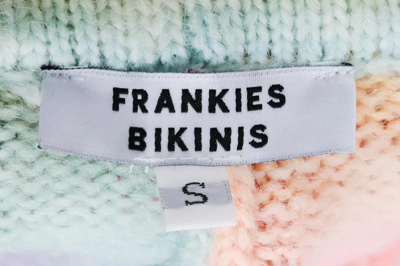 FRANKIES BIKINIS TIE DYED WOOL SHORTS SMALL - Image 5