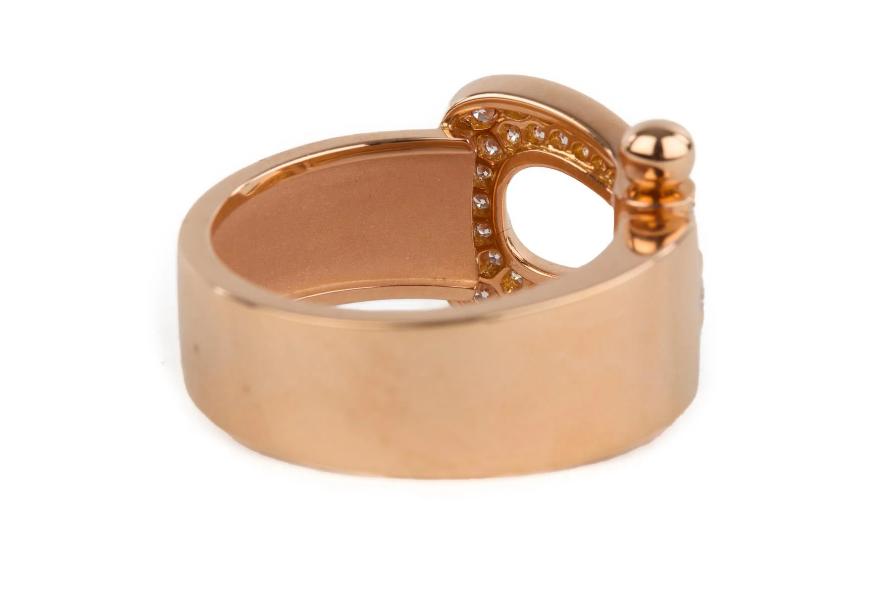 FRED FORCE 10 18K ROSE GOLD AND DIAMOND RING SIZE 53 - Image 5