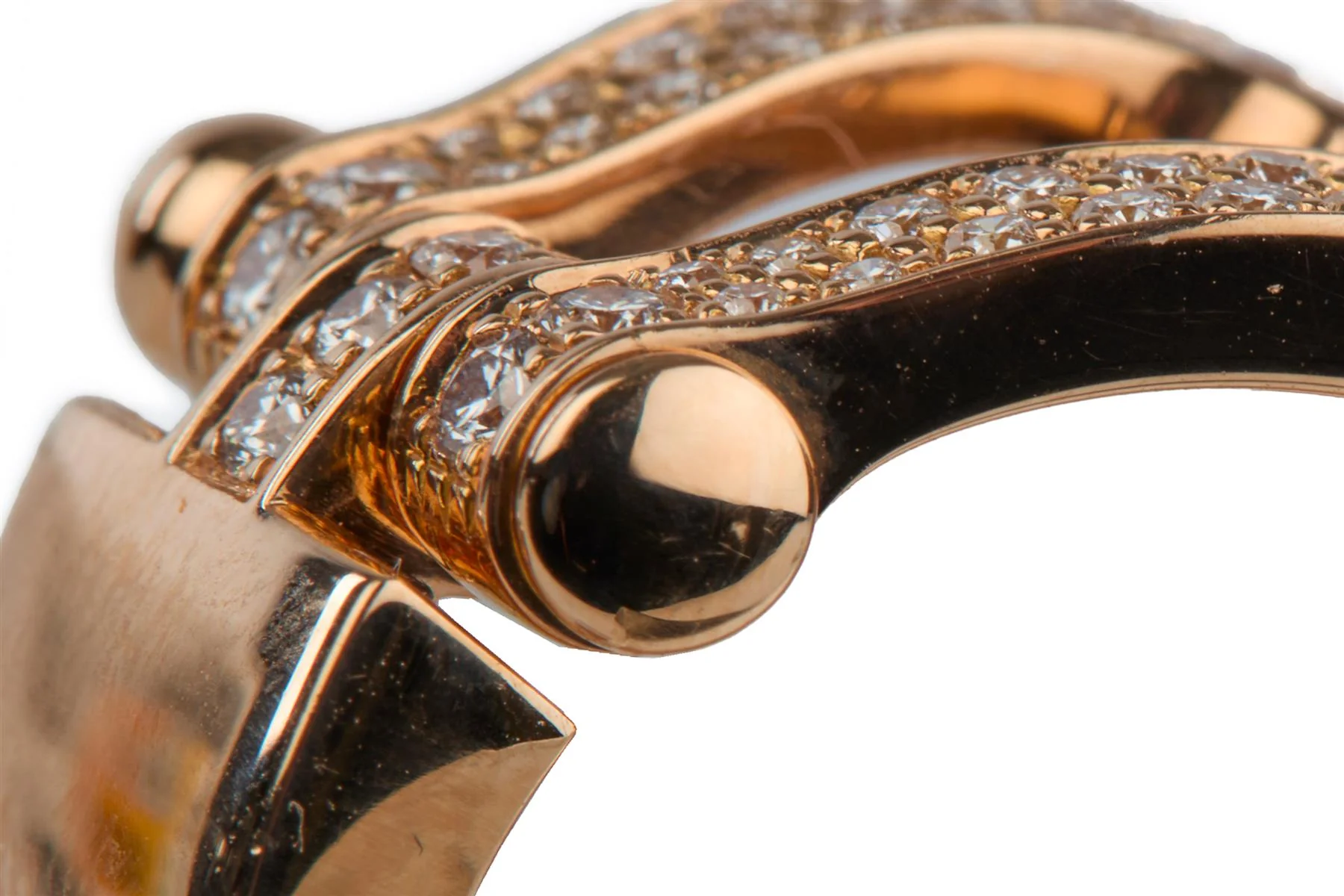 FRED FORCE 10 18K ROSE GOLD AND DIAMOND RING SIZE 53 - Image 8