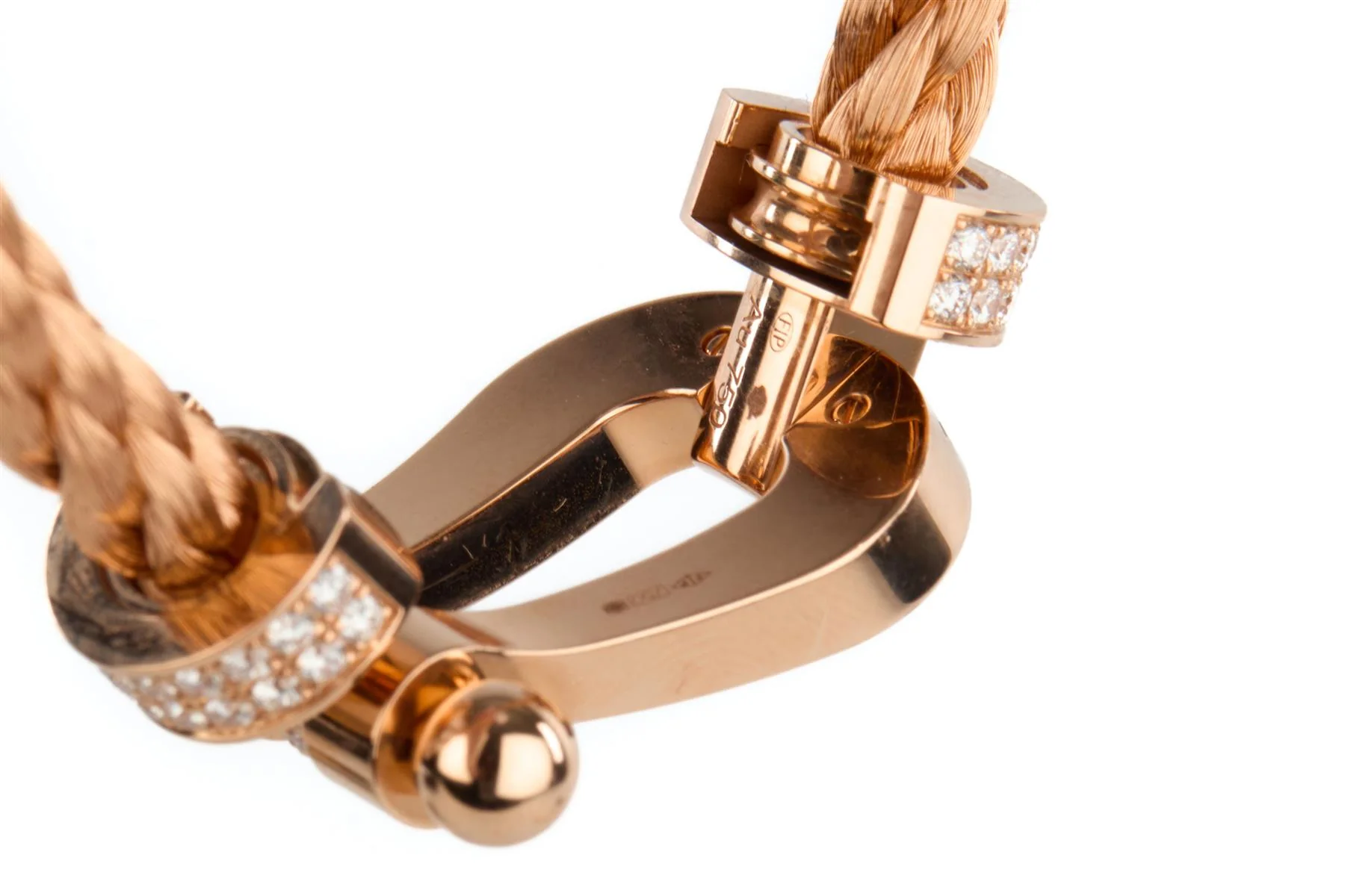 FRED FORCE 10 EXTRA LARGE 18K ROSE GOLD BRACELET 19.7 CM - Image 10