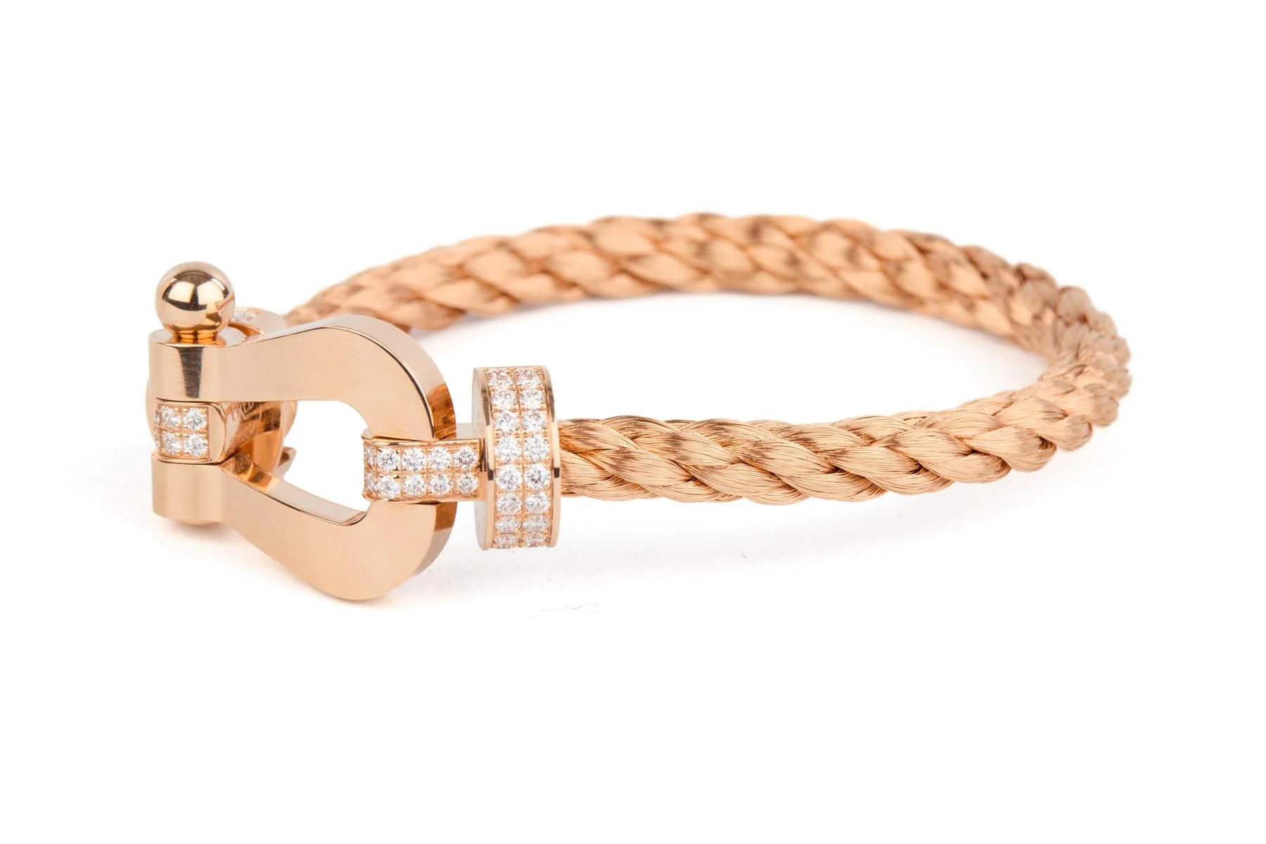 FRED FORCE 10 EXTRA LARGE 18K ROSE GOLD BRACELET 19.7 CM - Image 4