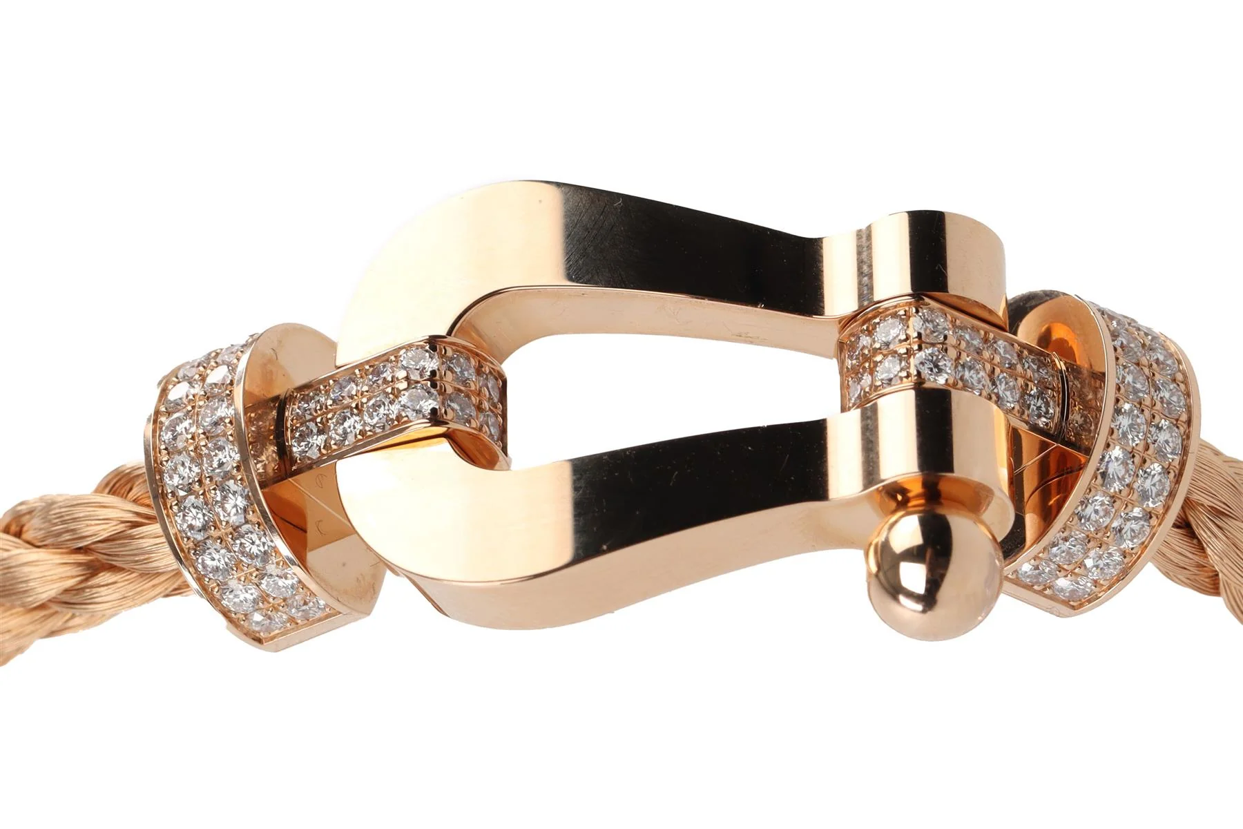 FRED FORCE 10 EXTRA LARGE 18K ROSE GOLD BRACELET 19.7 CM - Image 6