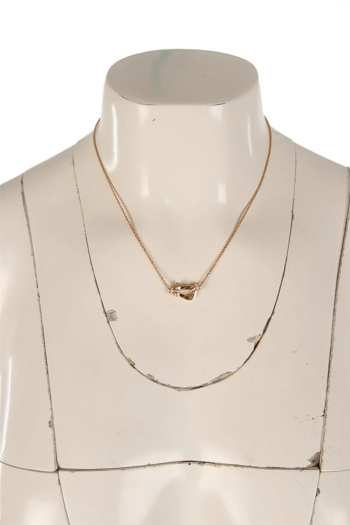 FRED FORCE 10 SMALL 18K ROSE GOLD CHAIN NECKLACE 40-45 CM - Image 7