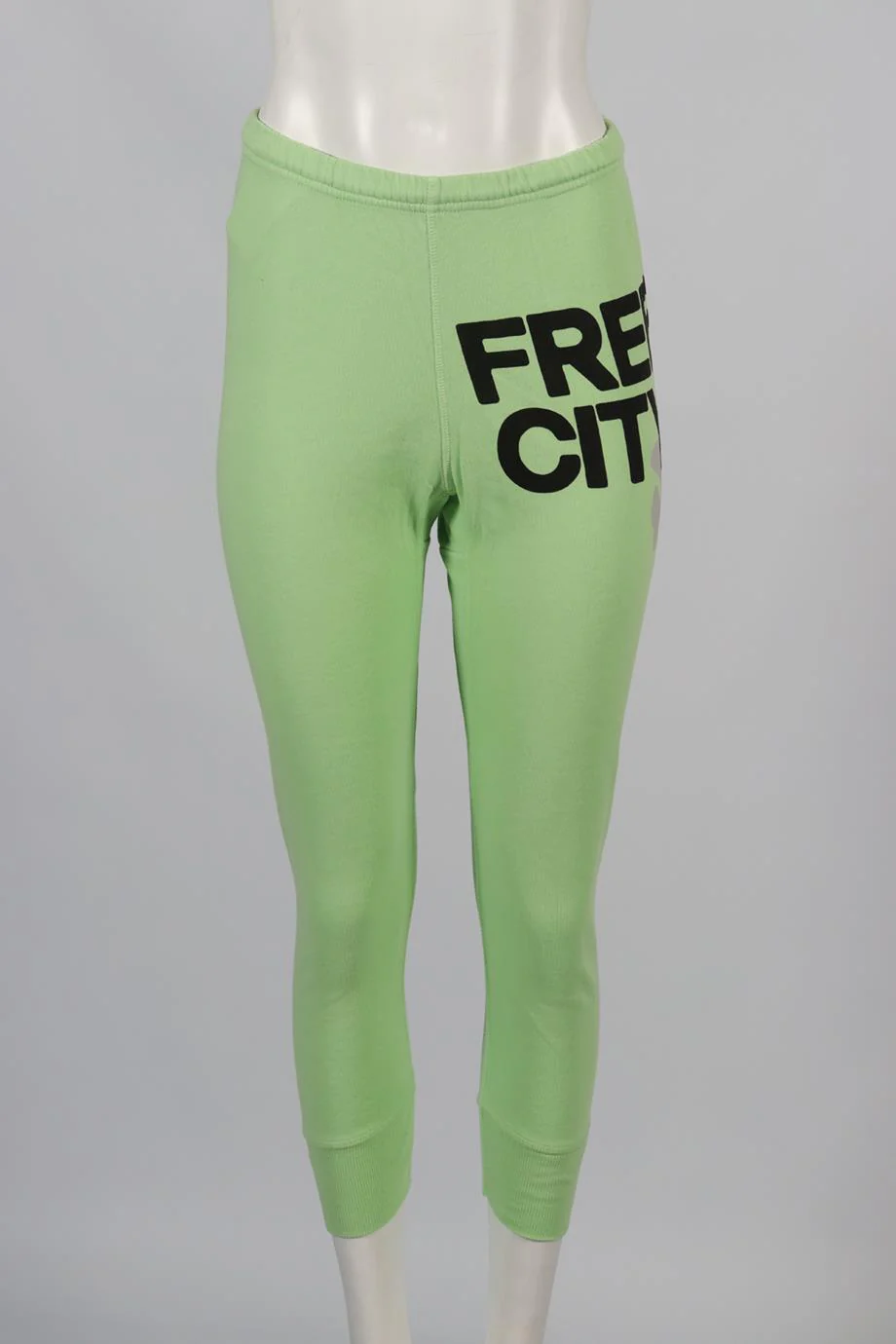 FREE CITY COTTON TRACK PANTS SMALL - Image 2